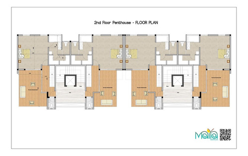2-bed, 3.5-bath Penthouse With Private Rooftop And Beach Access Just Steps Away