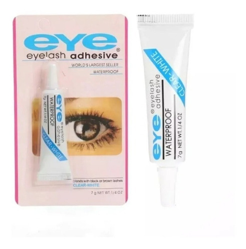 Pestaña Adhesivo Eye Clear White