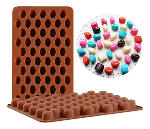 Pack De 4 Unidades 55 Mini Granos De Café Chocolate Silicona