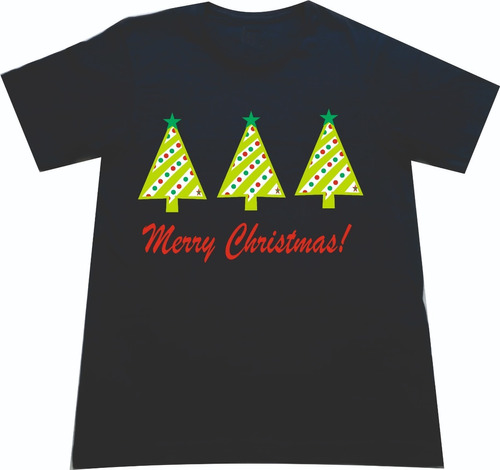 Camisetas Navideñas Arbolitos Iv Navidad Hombre Dama Y Niños