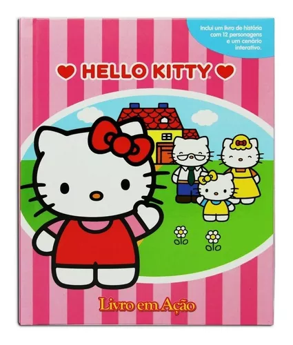 Livro Miniaturas Hello Kitty 12 Personagens + Cenário