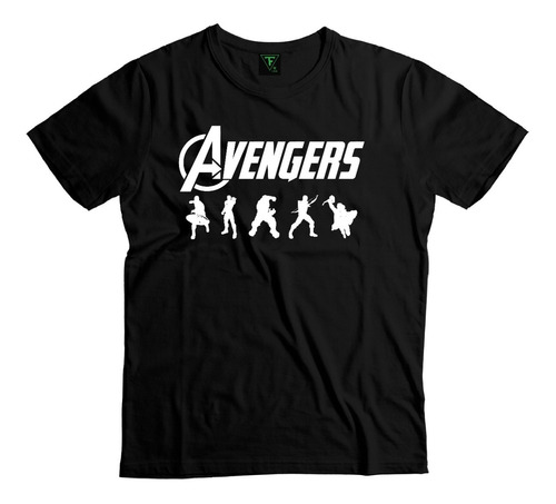 Polera Avengers Marvel Capitán América Hulk Thor Niño Niña