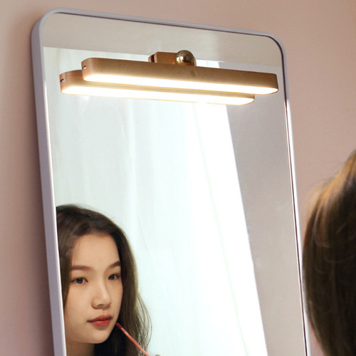 Lámpara De Maquillaje Recargable Con Barra De Luz Con Espejo