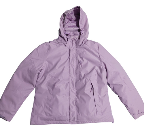 Campera De Mujer Dos En Uno Desmontable Impermeable M Al 8xl