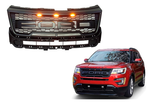 Máscara Estilo Raptor Led Ford Explorer 2016-2020