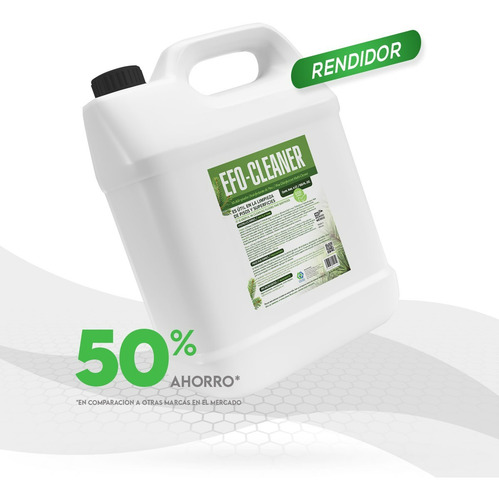 Efo-cleaner Pino 4l - Limpiador Líquido Para Pisos Pino