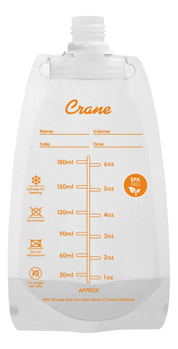 Crane Crane Breast Milk Storage Bags - 30 Bags, 30 Count