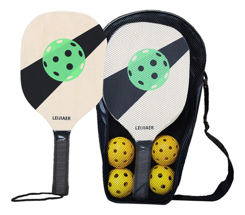 Raquetas De Pickleball Portátiles Profesionales De Madera