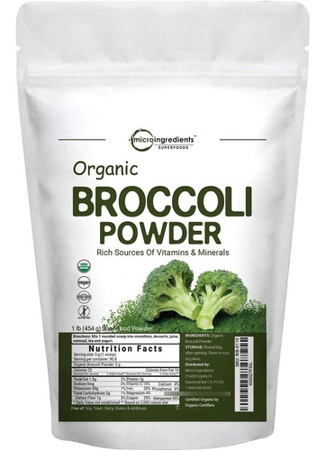 Microingredients Organic Broccoli Powder 454g