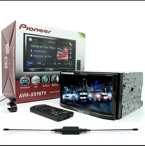 Multimidia Pioneer Avh X598tv 2din Bluetooth Wase Spotify