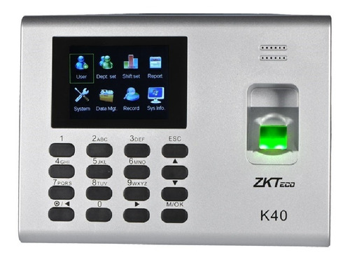 Zkteco K40 - Control De Acceso Y Asistencia Con Batería