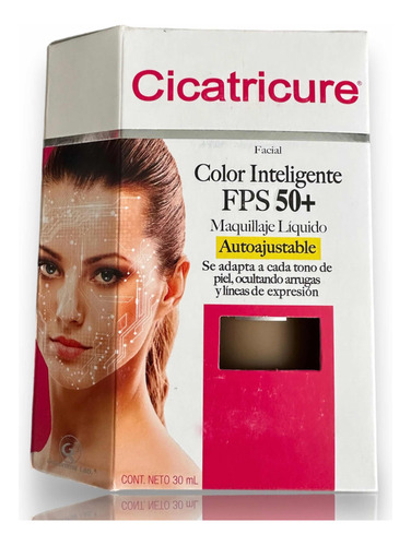 Cicatricure Color Inteligente Fps 50+ Maquillaje Líquido