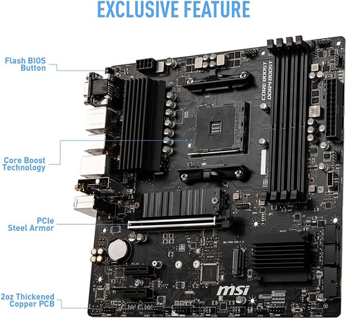 Msi B550m Pro-vdh Wifi Proseries (amd Am4, Ddr4) Placa Base