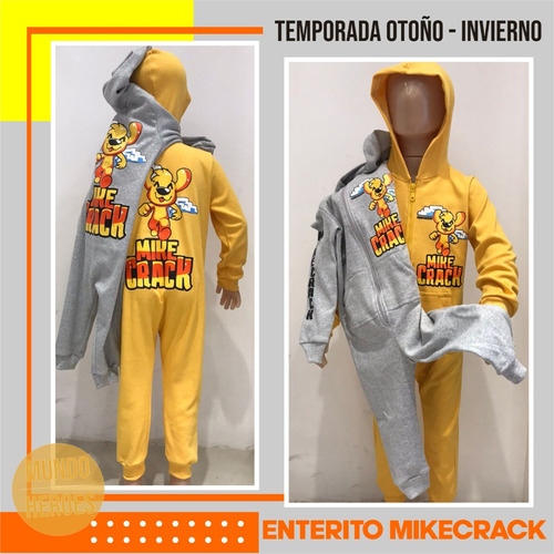 Pijama Enterito Personajes Niños B9