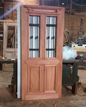 Comprar Puerta En Cedro Estilo Antiguo Con Rejas 80x200 Extra Porch