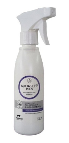 Aquasept Plus Solução Polihexanida Phmb Walkmed Spray 250ml 