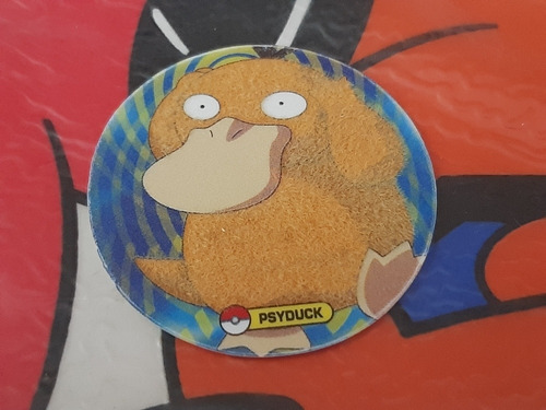 Tazo De Pokemon,psyduck T-187,usado Y En Buen Estado,peluche