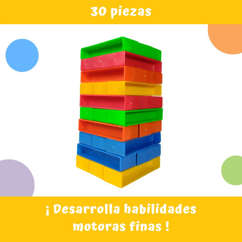 Juego Torre De Equilibrio Didáctico Niños