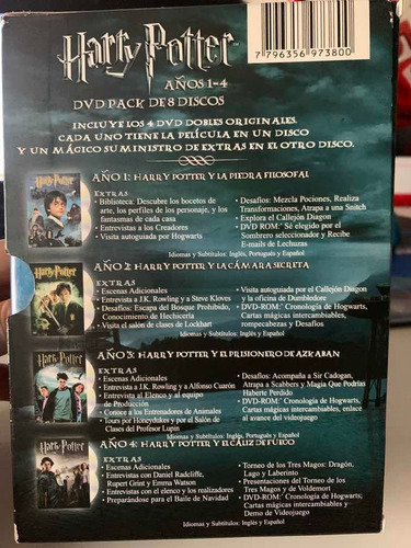 Harry Potter - Boxset - Años 1-4 + La Orden Del Fénix