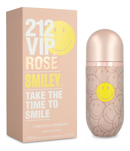 Perfume 212 Vip Rose Smiley Women
