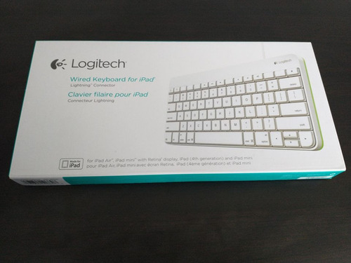 Logitech Teclado Con Cable Connector Lightning Apple iPad