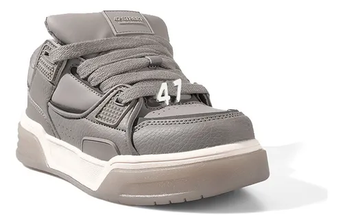 Zapatillas 47 Street Mac Gris Mujer