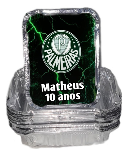 50 Marmitinhas Personalizadas Do Tema Palmeiras