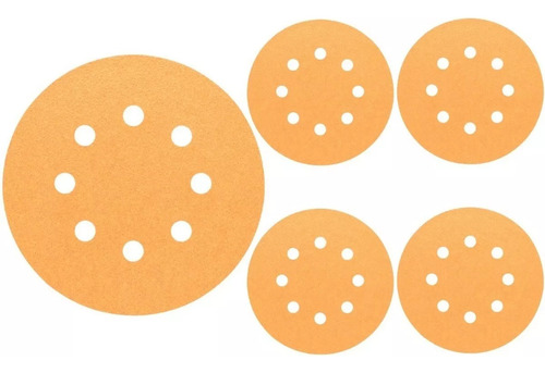 05 Discos De Lixa Com Velcro P240 125mm Bosch Roto-orbital