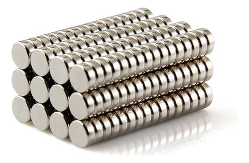 200 piezas. Imán de neodimio redondo pequeño de 5 x 2 mm, 5 x 2 mm, N35
