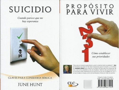 Suicidio/propósito Para Vivir Consejería Bíblica June Hunt