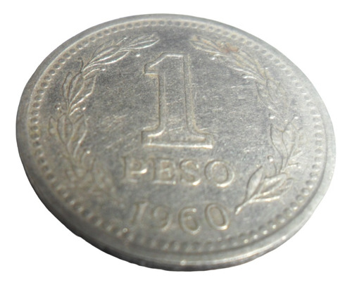Moneda Argentina 1 Peso 1960 (*)