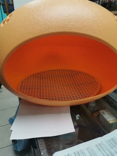 Casa Para Perro En Forma De Huevo Color Divertido Naranja