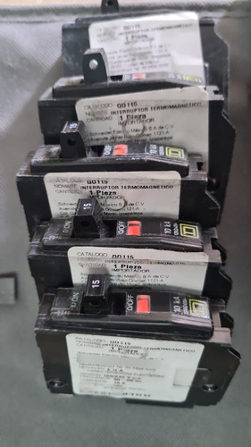 Interruptor Termomagnetico 15 A 1, Sqare D