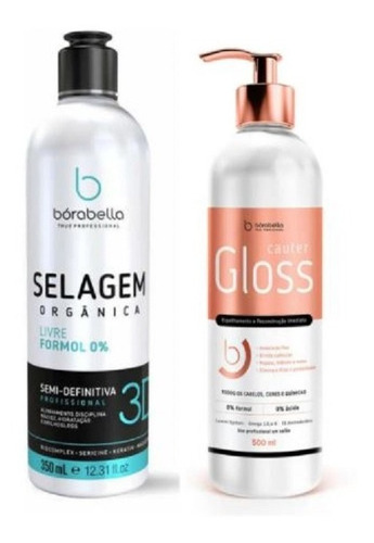 Borabella Selagem Semi Definitiva 350gr E Cauter Gloss 500ml