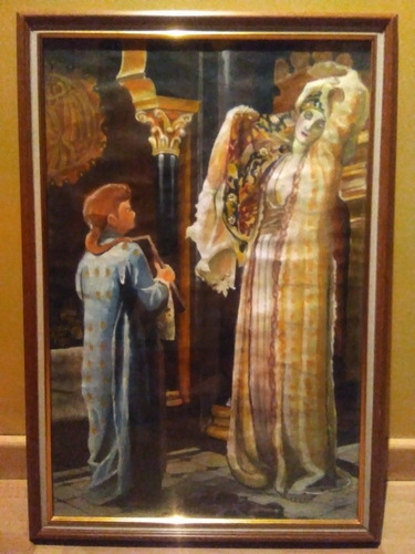 Imagen 3 de 9 de Cuadro Luz Del Harem Original De Frederic Leighton