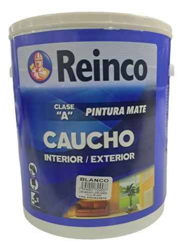 Pintura Exterior/interior Reinco Tipo A Lavable Gal Blan-col