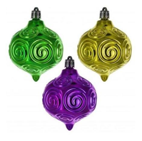 Pack 2x: Esfera Metalizada 6cm X 6 Pcs
