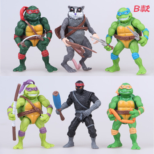 Muñecas Tortugas Ninja Mutantes Adolescentes 6 Modelos