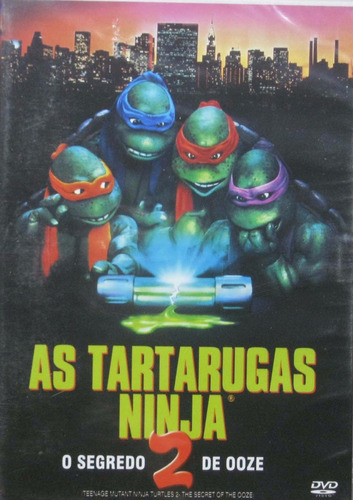 As Tartarugas Ninja - Dvd O Segredo 2 De Ooze - 1991 Lacrado