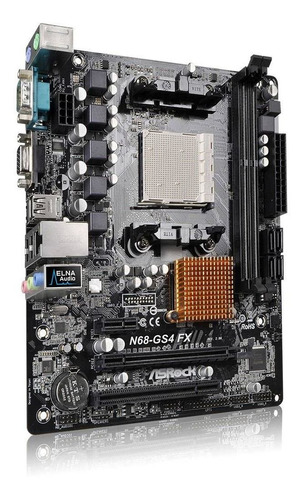 Placa Mãe Mb Asrock Am3+ N68-gs4 Fx Ddr3 Processadores Amd