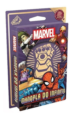 Manopla Do Infinito Marvel Jogo De Cartas Galápagos Jogos