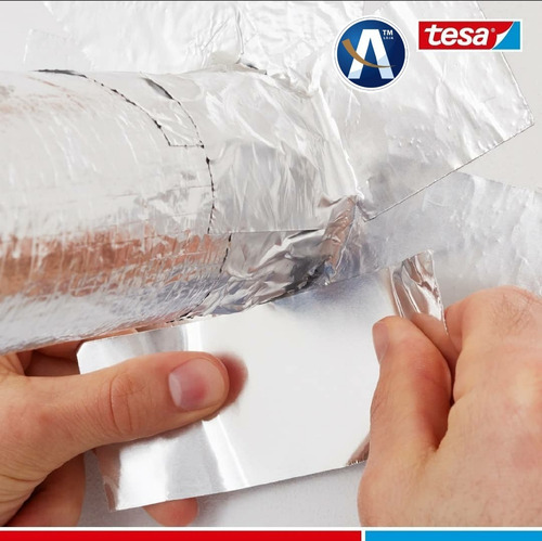 Imagem 5 de 9 de Fita Aluminizada Emenda De Manta Térmica