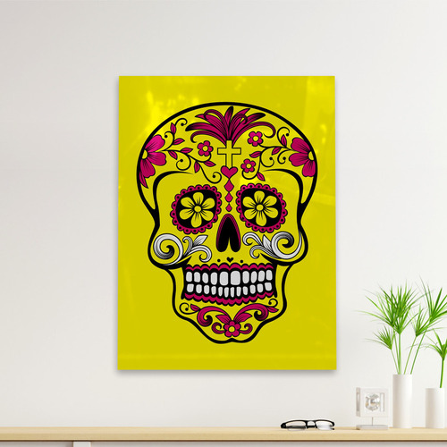 Cuadro Deco Mexican Skull (d0482 Boleto.store)