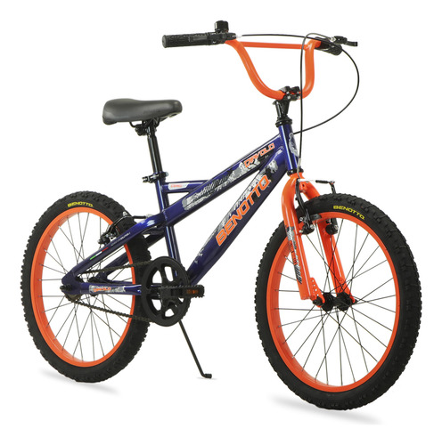Bicicleta Benotto Diavolo Rodada 20 1v Infantil Niño Acero Azul