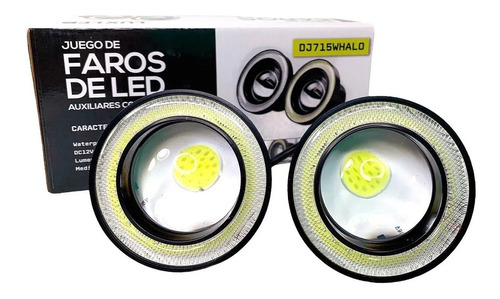 Faro Led Auxiliar Con Lupa Busca Huella Led Ojo De Angel 