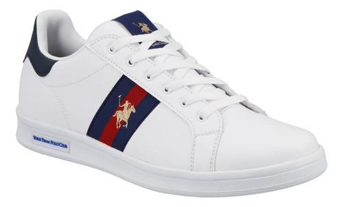 Sneaker Casual 698636pr Sintetica Logo Bordado Hombre Cordon