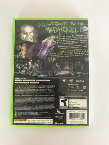 Batman Arkham Asylum (Usado)