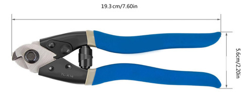 Pinza Herramienta Toopre Corta Cables Funda Cambio Bicicleta Azul