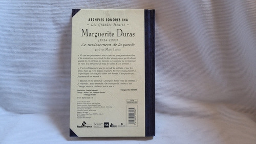 Marguerite Duras Ravissement De La Parole Jean M Turine 4 Cd