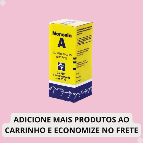 Monovin A 20ml Original Vitamina Usada Para Crescer Cabelo + Mimo Exclusivo